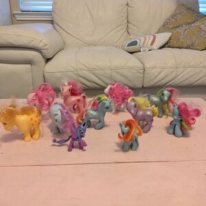 Colorful Pony Toy Set